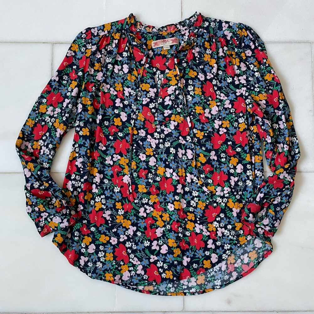 Loft Floral Blouse